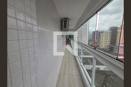 Varanda de apartamento para alugar com 3 quartos, 116m² em Vila Caiçara, Praia Grande