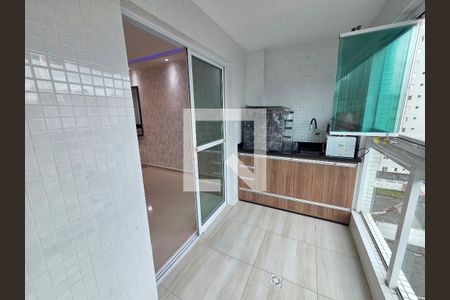 Varanda de apartamento para alugar com 3 quartos, 116m² em Vila Caiçara, Praia Grande