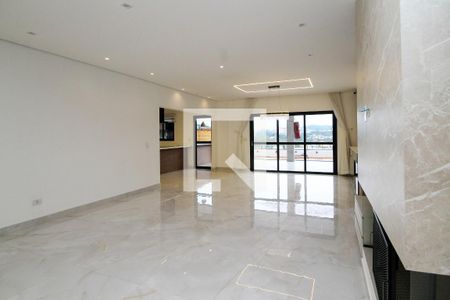 Sala de casa de condomínio para alugar com 4 quartos, 381m² em Parque Dom Henrique, Cotia