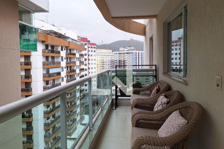 Varanda da Sala de apartamento à venda com 3 quartos, 96m² em Santa Rosa, Niterói