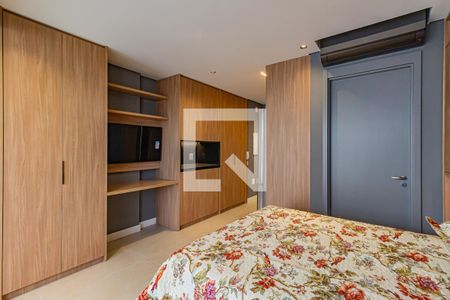 Sala/Quarto de kitnet/studio para alugar com 1 quarto, 27m² em Cidade Monções, São Paulo