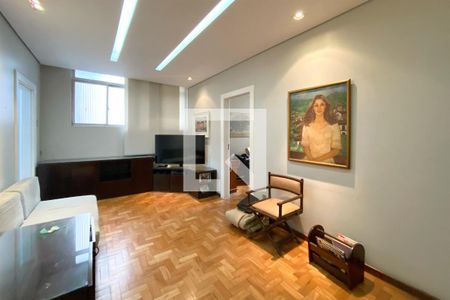 Sala de Estar de apartamento à venda com 4 quartos, 210m² em Boa Viagem, Belo Horizonte