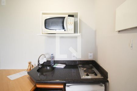 Cozinha de kitnet/studio para alugar com 1 quarto, 32m² em Vila Olímpia, São Paulo