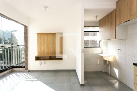 Sala/cozinha de apartamento para alugar com 1 quarto, 33m² em Tatuapé, São Paulo