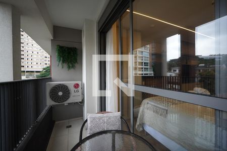 Varanda de kitnet/studio para alugar com 1 quarto, 25m² em Vila Mariana, São Paulo