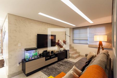 Sala 2 de apartamento à venda com 5 quartos, 326m² em Castelo, Belo Horizonte