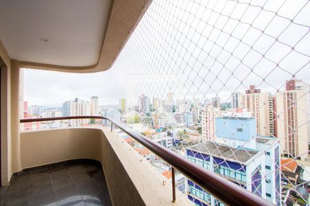 Varanda da sala de apartamento à venda com 4 quartos, 168m² em Vila Assunção, Santo André