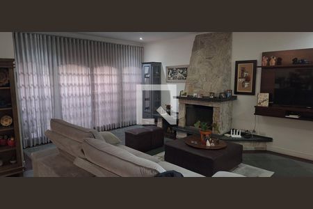 Sala de Estar de casa de condomínio à venda com 4 quartos, 435m² em Morada dos Pinheiros (aldeia da Serra), Barueri