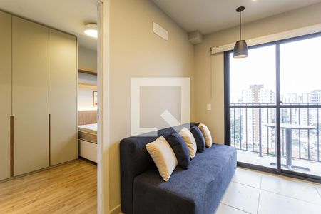 Sala de apartamento para alugar com 1 quarto, 26m² em Vila Olímpia, São Paulo