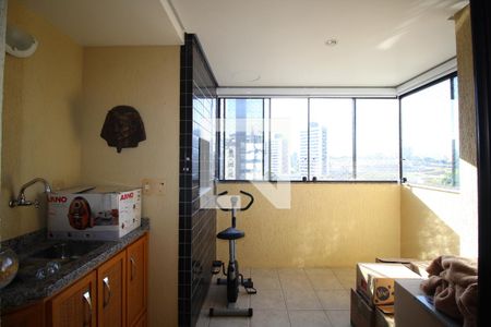 Varanda da Sala de apartamento à venda com 3 quartos, 86m² em Petrópolis, Porto Alegre