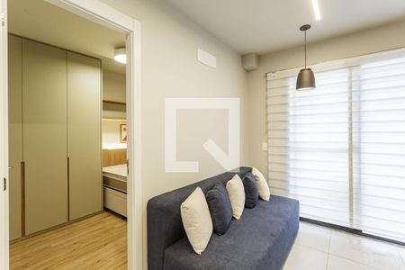 Sala de apartamento para alugar com 1 quarto, 26m² em Vila Olímpia, São Paulo