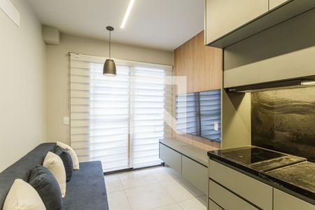 Sala de apartamento para alugar com 1 quarto, 26m² em Vila Olímpia, São Paulo