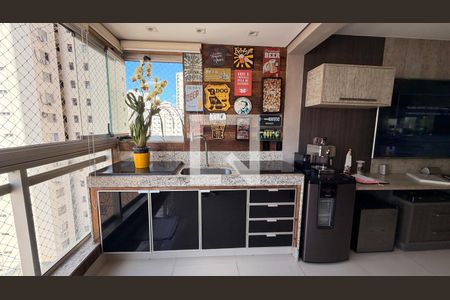 Varanda da Sala de apartamento à venda com 3 quartos, 109m² em Nova Suiça, Goiânia