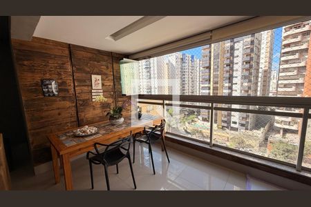 Varanda da Sala de apartamento à venda com 3 quartos, 109m² em Nova Suiça, Goiânia