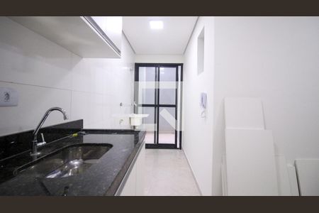 Sala/Cozinha de apartamento à venda com 1 quarto, 26m² em Quinta da Paineira, São Paulo