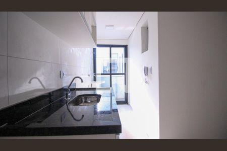 Sala/Cozinha de apartamento à venda com 1 quarto, 26m² em Quinta da Paineira, São Paulo