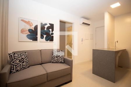 Sala de apartamento para alugar com 1 quarto, 37m² em Águas Claras, Brasília