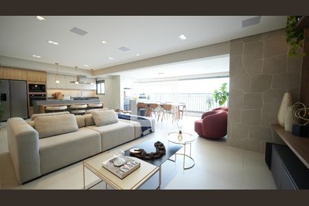 Sala de apartamento à venda com 3 quartos, 165m² em Vila Gilda, Santo André