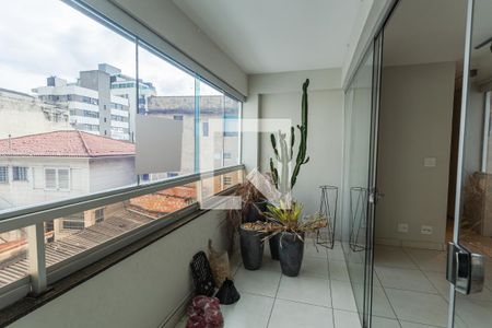 Varanda da Sala de apartamento à venda com 3 quartos, 78m² em Graça, Belo Horizonte