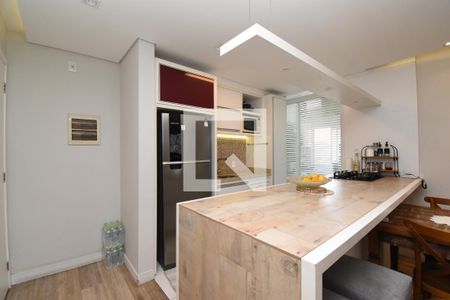 Sala/Cozinha de apartamento à venda com 3 quartos, 90m² em Boa Vista, Curitiba
