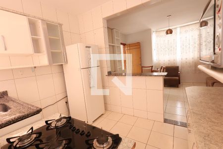 Cozinha de apartamento para alugar com 2 quartos, 52m² em Vila Rosa, Goiânia