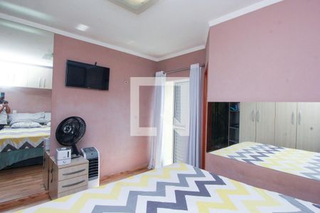 Suíte de casa à venda com 3 quartos, 160m² em Vila Curuçá, Santo André