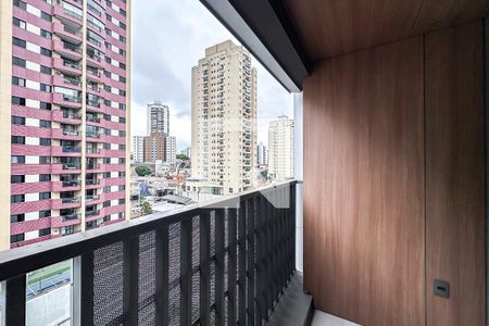Varanda de kitnet/studio para alugar com 1 quarto, 18m² em Vila Regente Feijó, São Paulo