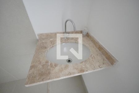 Banheiro de kitnet/studio à venda com 1 quarto, 26m² em Vila Deodoro, São Paulo