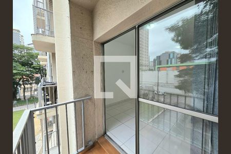 Varanda da Sala de apartamento para alugar com 1 quarto, 54m² em Vila Olímpia, São Paulo