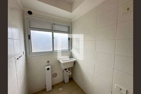 Cozinha e Área de Serviço de apartamento para alugar com 2 quartos, 46m² em Parque Sao Vicente, São Vicente