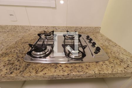 Sala / Cozinha - Cooktop de apartamento à venda com 2 quartos, 63m² em Vila Pires, Santo André