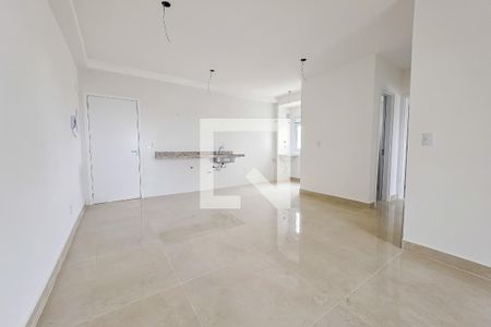 Sala e Cozinha de apartamento à venda com 2 quartos, 69m² em Parque das Nações, Santo André