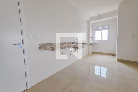 Sala e Cozinha de apartamento à venda com 2 quartos, 69m² em Parque das Nações, Santo André