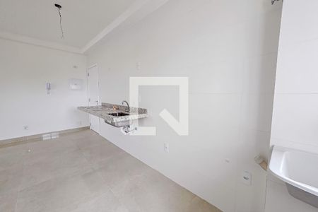 Sala e Cozinha de apartamento à venda com 2 quartos, 69m² em Parque das Nações, Santo André