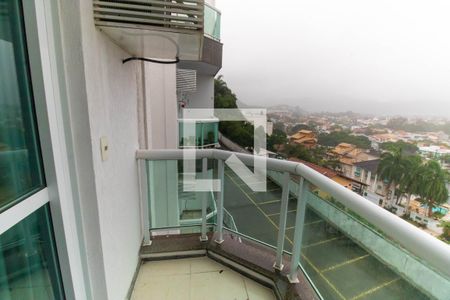 Varanda do Quarto  de apartamento para alugar com 1 quarto, 78m² em Camboinhas, Niterói