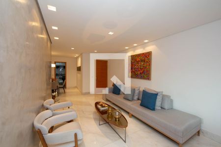 SALA de apartamento à venda com 4 quartos, 138m² em Santo Agostinho, Belo Horizonte