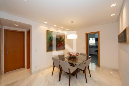 SALA de apartamento à venda com 4 quartos, 138m² em Santo Agostinho, Belo Horizonte