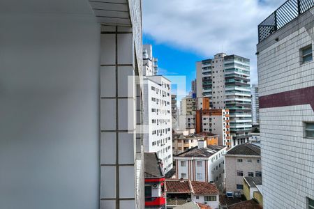 Vista da Sacada de apartamento para alugar com 1 quarto, 60m² em Guilhermina, Praia Grande