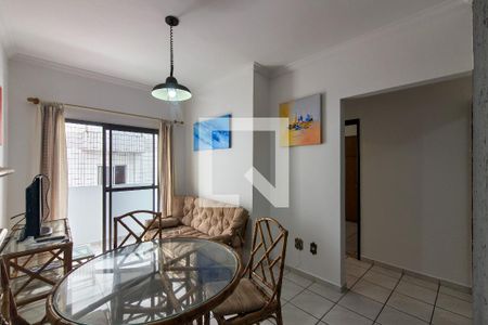 Sala de apartamento para alugar com 1 quarto, 60m² em Guilhermina, Praia Grande