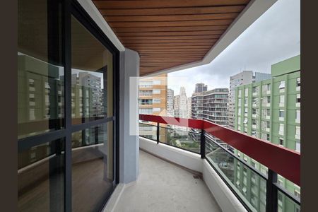 Varanda da Sala de apartamento para alugar com 4 quartos, 145m² em Itaim Bibi, São Paulo