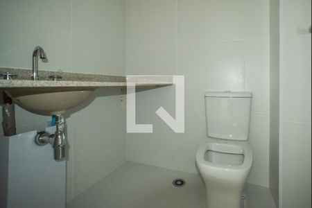 Banheiro de kitnet/studio à venda com 1 quarto, 34m² em Vila Clementino, São Paulo