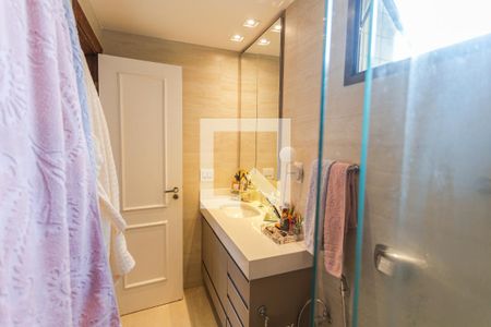 Banheiro da Suíte de apartamento à venda com 4 quartos, 150m² em Anchieta, Belo Horizonte