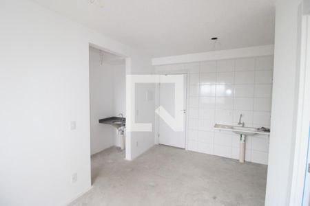 Sala / Cozinha de apartamento para alugar com 2 quartos, 56m² em Vila Carmosina, São Paulo