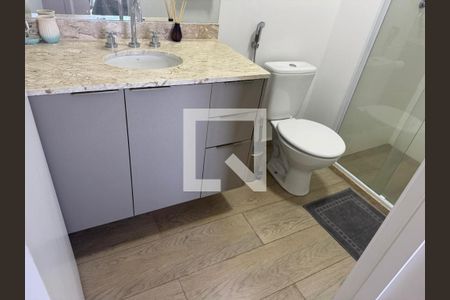 Banheiro de apartamento para alugar com 1 quarto, 49m² em Jardim Sumare, Ribeirão Preto