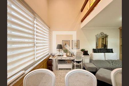 Sala  de apartamento à venda com 1 quarto, 48m² em Brooklin, São Paulo