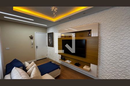 Sala  de apartamento à venda com 2 quartos, 76m² em Jardim Alvorada, Santo André