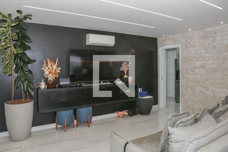 Sala e Varanda Gourmet de apartamento à venda com 3 quartos, 136m² em Barra Funda, São Paulo