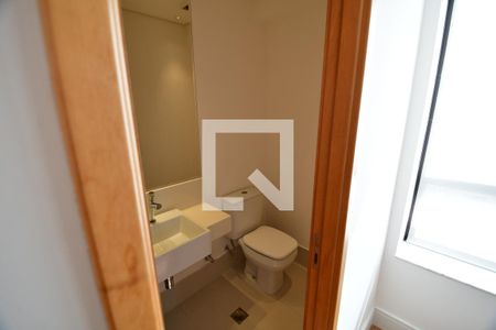 Lavabo de apartamento para alugar com 1 quarto, 57m² em Cambuí, Campinas