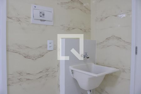 Sala e Cozinha Integrada de apartamento para alugar com 1 quarto, 30m² em Parque Industrial Tomas Edson, São Paulo
