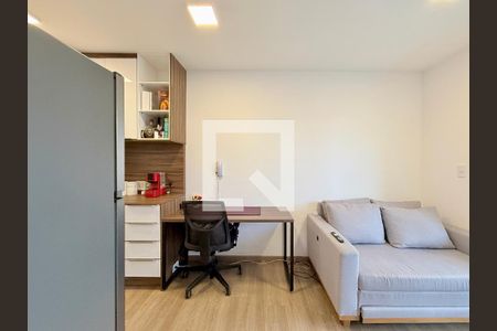 Sala de apartamento para alugar com 1 quarto, 33m² em Chácara Santo Antônio (zona Sul), São Paulo
